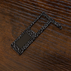 Panneau Interne HAHA dotAIO V3 – Aluminium Gravé & Vitre | Dotmod France