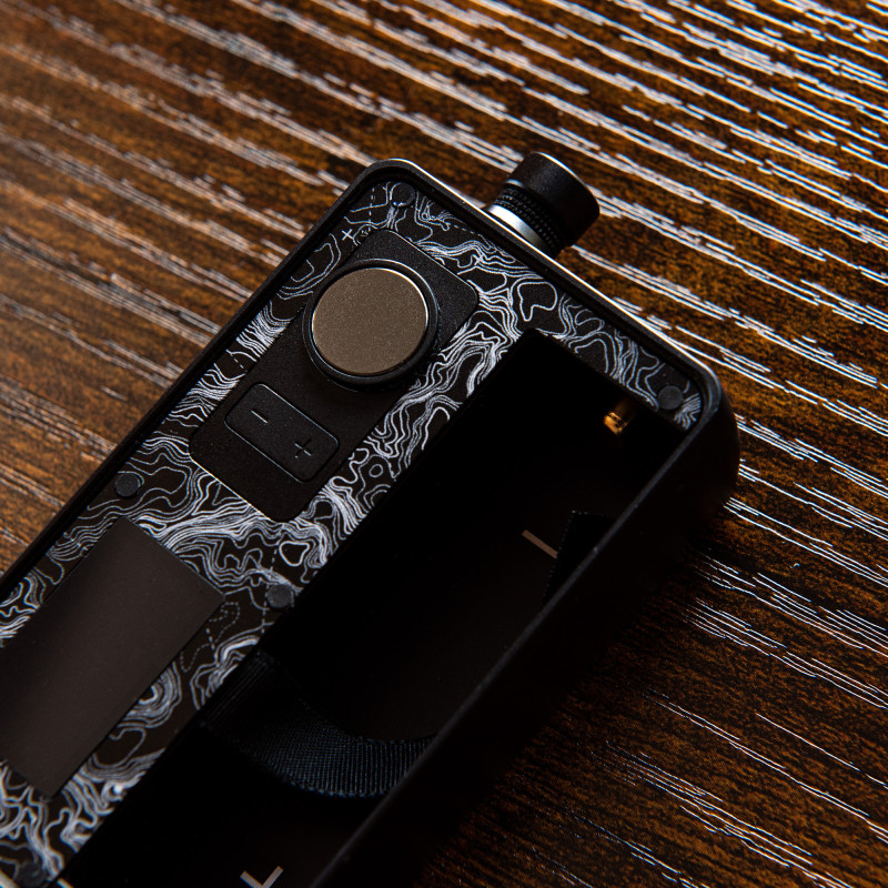 Gun Metal Button for dotAIO V3 – Laser Engraved Stainless Steel | Dotmod