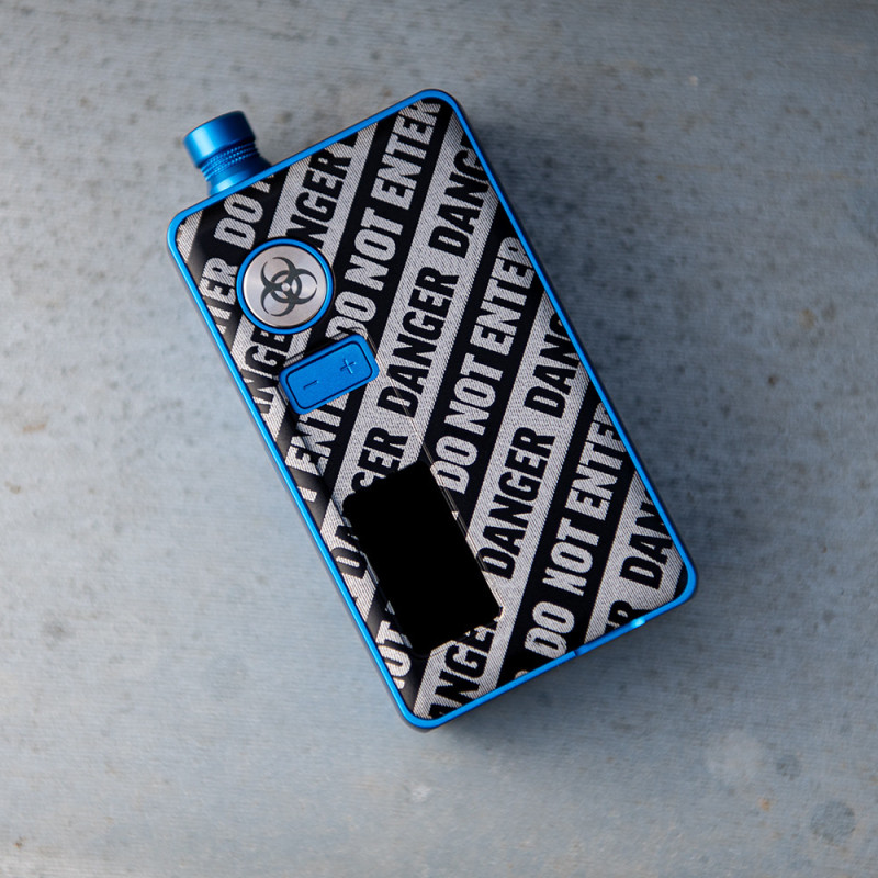 Biohazard Button for dotAIO V3 – Dark Industrial Custom | Dotmod