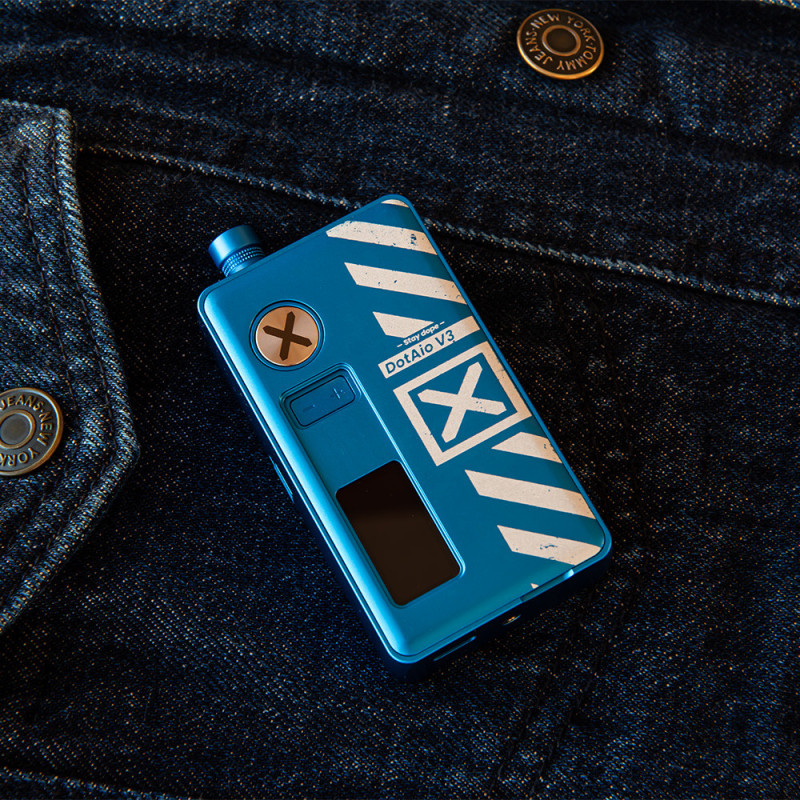 Bouton Stay Dope DotAIO V3 X – Custom Stainless Steel | Dotmod